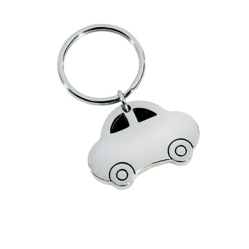 Kovová kľúčenka auto, strieborná Kovová kľúčenka auto, strieborná